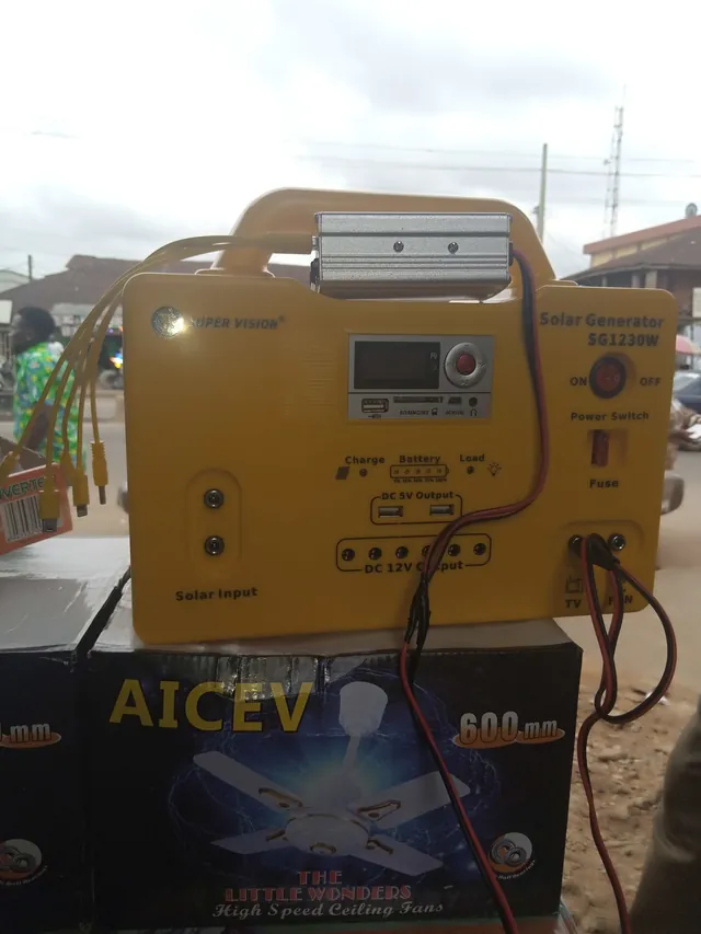 Portable solar generator