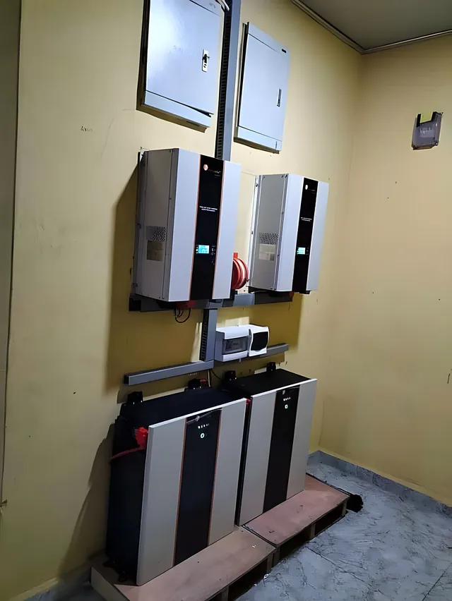 Two inverters and a lithium stack